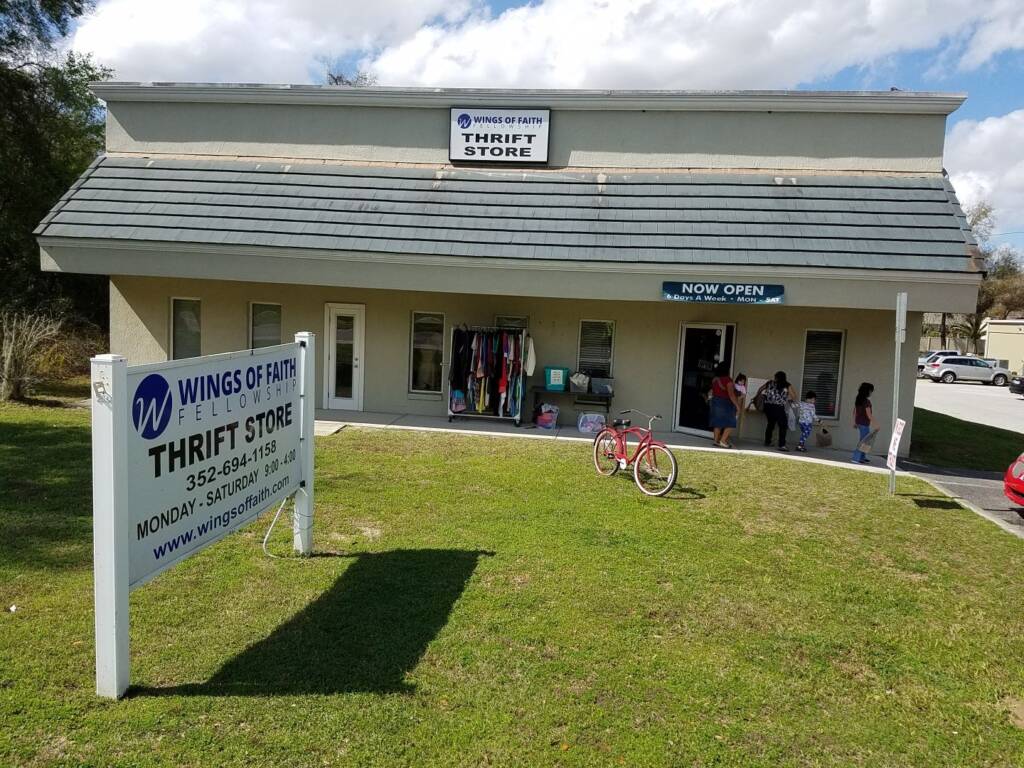 Thrift Store Wings of Faith Fellowship Church